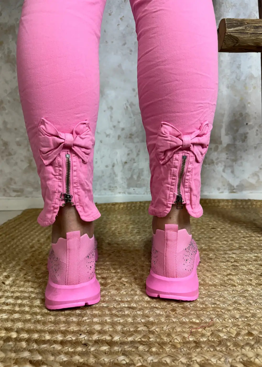 Housu mapp bow rusetti 66cm pinkki 0424 | housut