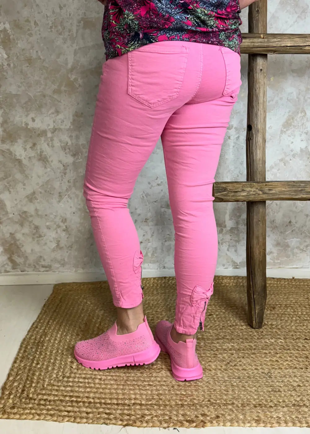 Housu mapp bow rusetti 66cm pinkki 0424 | housut