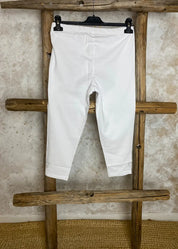 Trikoocapri mxo blingperhonen valkoinen 0425 | caprit ja shortsit